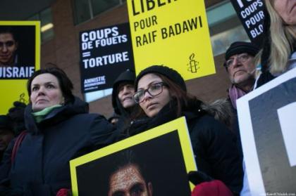 Manifestation demain à Saint-Lambert pour faire libérer Raif Badawi.