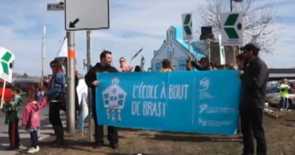 Manif école