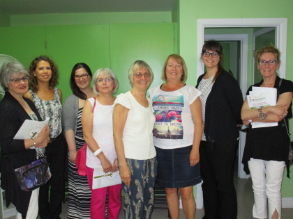 Monique Otis, Paula Barcelos Imparato, Maude Joyal-Legault, Paulette Boucher, Hélène de Montigny, Lise d'Amours, Amélie Pilon et Denise Lizotte.