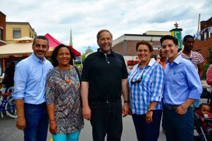 Les candidats du NPD en campagne sur la Rive-Sud item-thumbnail