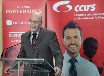 Jacques Olivier Jr. président de la CCIRS.