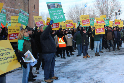 Le Syndicat de l’UPA de Marguerite-d’Youville/Longueuil a appuyé les producteurs agricoles de Vaudreuil-Soulanges