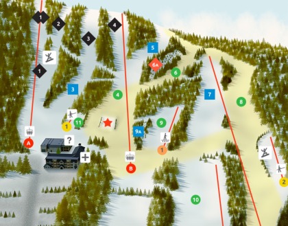 La saison de ski est commencée à Ski Saint-Bruno.