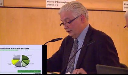 Daniel Lucier, conseiller responsable du dossier finance à la ville de Brossard.