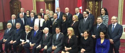Le nouveau Conseil des ministres.