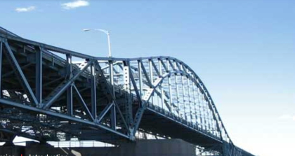 Fermeture d'une voie de circulation dans les deux directions, sur le pont Honoré-Mercier, le mardi 19 janvier.