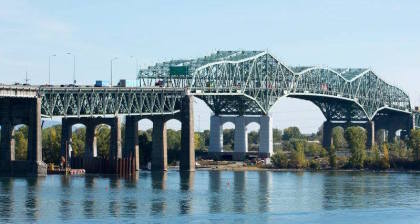 Fermeture de voies pour le pont Champlain.