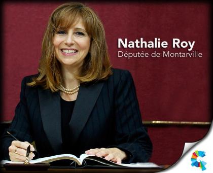 La députée de Montarville, Nathalie Roy.
