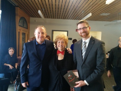 Xavier Barsalou Duval,  Jean Martel et  Ginette Gagnon