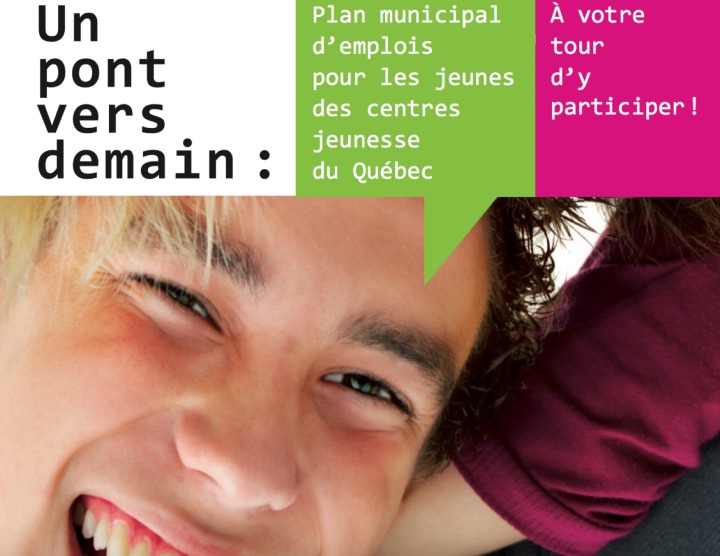 Plan municipal d'emplois pour les jeunes des centres jeunesse du Québec de l'UMQ. 