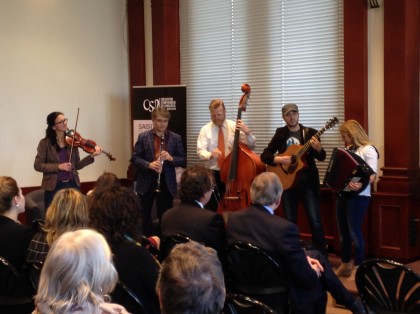 Une prestation des Festivités Klezmer, avec les virtuoses de l’ensemble Kleztory.