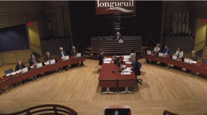 Le conseil d'agglomération de Longueuil.