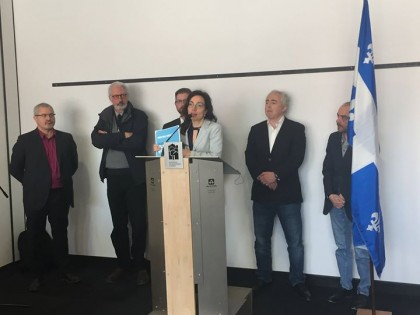La député de Vachon, Martine Ouellet, a présenté Climat Québec 2030.