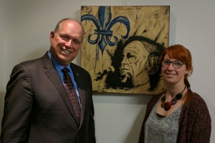 L’artiste peintre Emmanuelle Lévesque expose au bureau de Stéphane Bergeron item-thumbnail