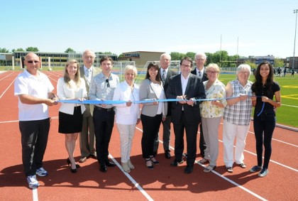 Inauguration des nouvelles installations sportives à l'école Gérard-Filion