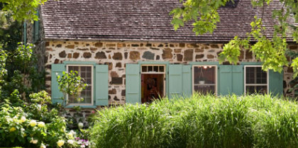 Maison sur le site patrimonial du parc de la Broquerie où sera tenue une activité archéologique. 