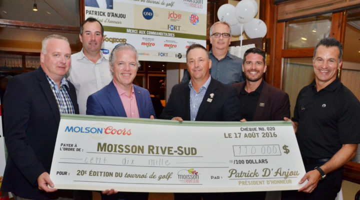 Le tournoi de golf de Moisson Rive-Sud a permis d’amasser 110 000 $.