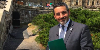 Le député fédéral de Longueuil - Saint-Hubert, Pierre Nantel.