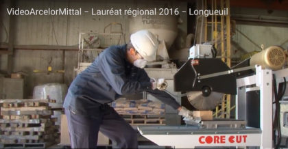 ArcelorMittal Produits longs Canada – Aciérie Contrecoeur-Ouest inc, récipiendaire d'un prix au Gala régional de la CNESST.